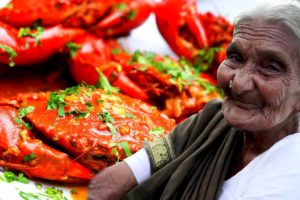 Crabs Recipe | Delicious Grandmas Crabs Roast | Country foods