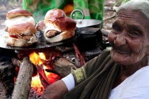 Crispy Chicken Burger Recipe By My Grandma | Country foods | Chicken Burger