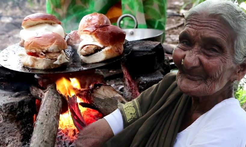 Crispy Chicken Burger Recipe By My Grandma | Country foods | Chicken Burger