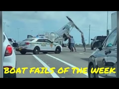 Didn't quite make it to the water | Boat Fails of the Week