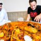 EXTREME Food in Dubai - GIANT Yemeni GOAT PLATTER COOKING!!! The cooking process is amazing!!