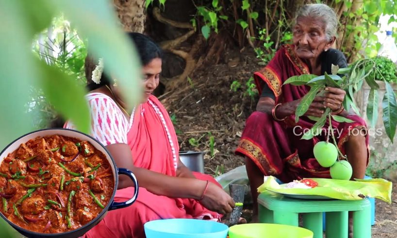 Easy Chicken Curry | Mango Chicken Curry| By My Grandma | Country foods