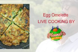 Egg omelette / spicy omelette/ Nawabs Live Cooking