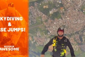 Extreme Skydiving & BASE Jumping | People Are Awesome