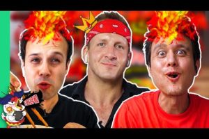 Fire Noodle Challenge w/ Mark Wiens and Food Ranger!! (10x SPICE!!)