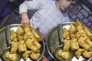 Fried Chicken Momo 7 Piece  @ 50 rs Plate   Ranchi Street Food  Nepal House, Doranda
