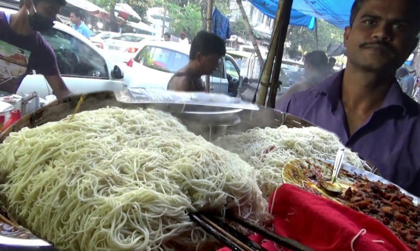 Full Loaded with Chinese Food | Veg Noodles with 2 Piece Chili Chicken 40 Rs Plate | Street Food