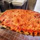 GIANT PIZZA in New Haven!! ? SALLY’S APIZZA REVIEW - Unique Tomato Pie + Special Pizza!!