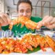 Giant FRIED GARLIC SHRIMP!!! Best Food From The DEEP Sea!