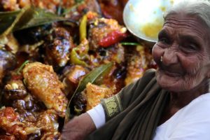 Goat leg soup by grandma | Grandma Cooking Spicy Goat leg soup | Countryfoods