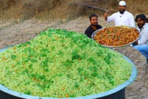 Green Coriander Rice With Chicken Fry || Yummy Coriander Rice Recipe || Nawabs Kitchen