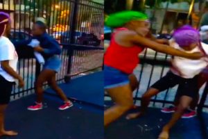 Hood Chicks Fighting #23: Girl Uses Mace Spray On Opponent.