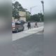 (Hood Fight) Girl Fights Another Girl In Front Of The Police!