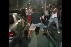 Hood Fight With Hilarious Commentary