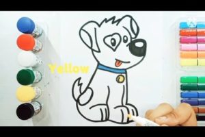 How to draw a cutest puppy | drawing for kids step by step