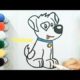 How to draw a cutest puppy | drawing for kids step by step
