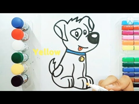 How to draw a cutest puppy | drawing for kids step by step