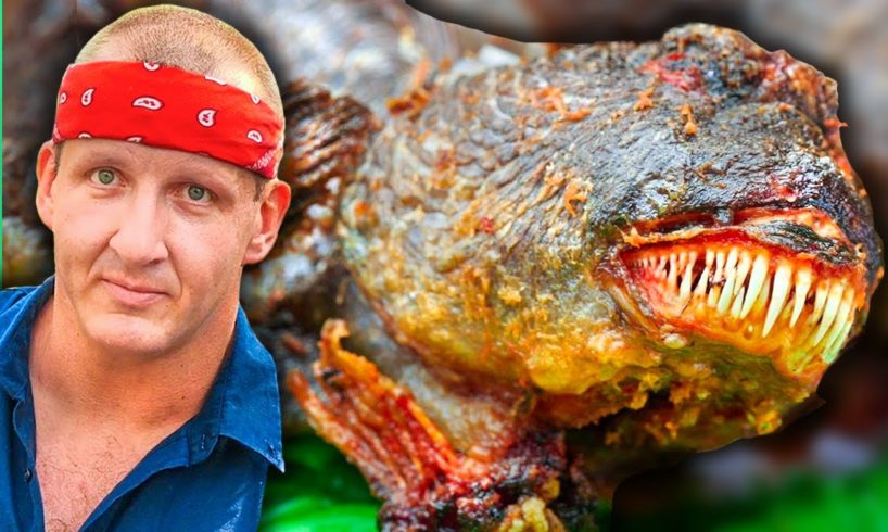 Hunting Asia’s Alien Fish Predator!!! CATCH AND COOK AND CRY!!