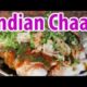 Indian Street Food Chaat at Kashi Chaat Bhandar in Varanasi, India