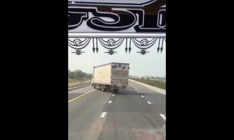 Indian truck driver almost flips it (Idiot in cars) #shorts