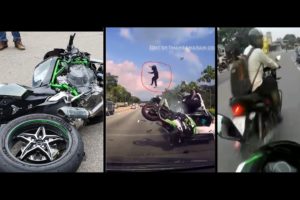 Kawasaki Ninja 250 / 300 / H2 / Crashed / Near Death - Compilation