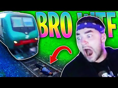 KingWoolz Watches CRAZIEST NEAR DEATH CLIPS!! (WTF BRO)