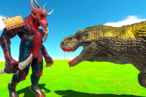 Kozarog The Demon FIGHTS T-Rex - Animal Revolt Battle Simulator