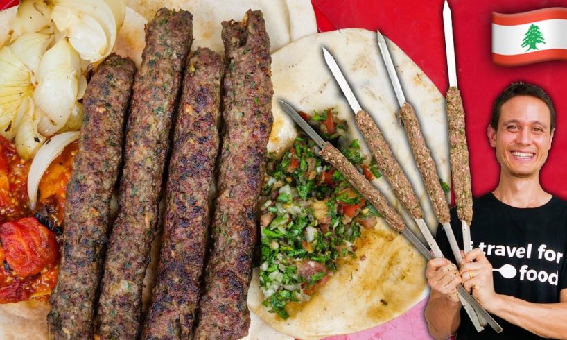 Lebanese Street Food ?? Kofta Kebab Recipe!! | Street Food At Home Ep. 4