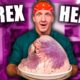 Massive DINO HEART!! Eating ONLY Animal Hearts for 24 Hours!! (Amazing Cooking Skills!!)