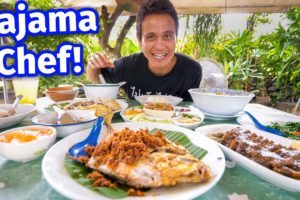 Meet The Pajama Chef!! FRIED GARLIC FISH - Backyard Food Paradise!!