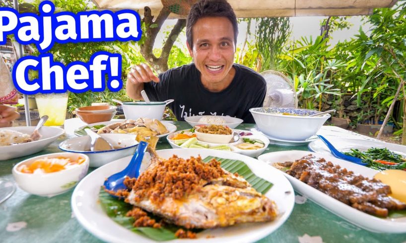 Meet The Pajama Chef!! FRIED GARLIC FISH - Backyard Food Paradise!!