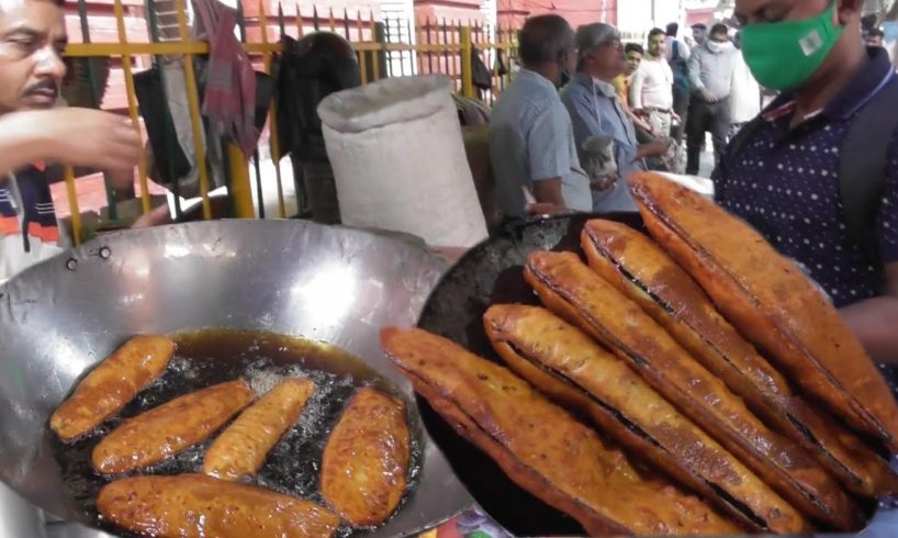Most Tastiest Snacks in Kolkata Street | Beguni & Alur Chop | Indian Street Food