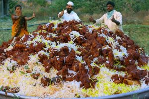 Mutton Fried Piece Biryani Recipe || Delicious Fried Mutton Biryani || Must Try || Nawabs Kitchen