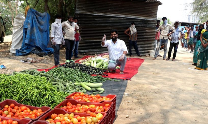 Nawabs Kitchen Distributing Vegetables to 1000 Poor People | NAWBAS