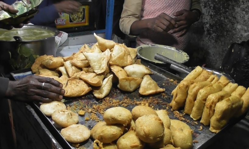 Old Hardworking Man Selling Samosa @ 7.5 rs - Ranchi Street Food