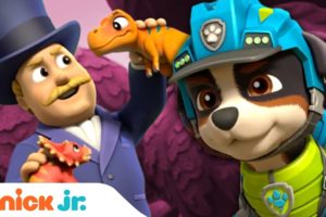 PAW Patrol Pups Save Dinos from Mayor Humdinger! | Nick Jr.