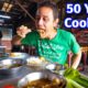 Pro Grandma Chef - 50 YEARS COOKING!! Insane Thai Street Food in Songkhla (สงขลา), Thailand!