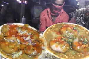 Puri Ka Famous " Laxman Chaat " | Spicy Mixed Chaat 40 rs Plate | Indian Street Food