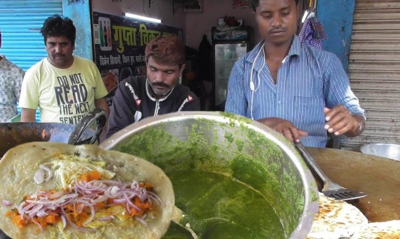 Ranchi Anda Paratha ( Egg Roll ) @ 30 rs - Indian Street Food