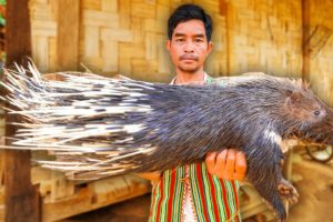 Roasted Porcupine!!! Asia's Extreme Village Food!! | Surviving Vietnam Part 3
