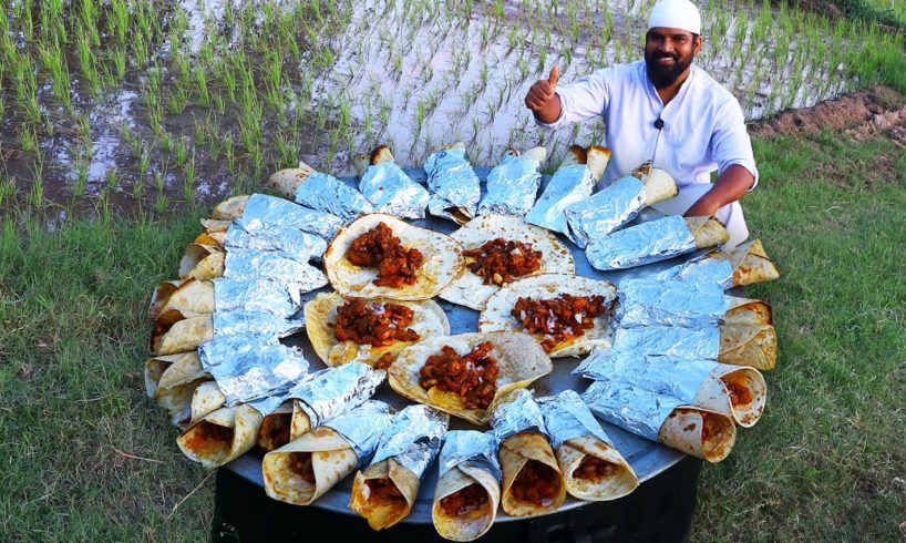 Schezwan Chicken Rolls | Indo - Chinese Recipe | Chicken Frankie Recipe || Nawabs