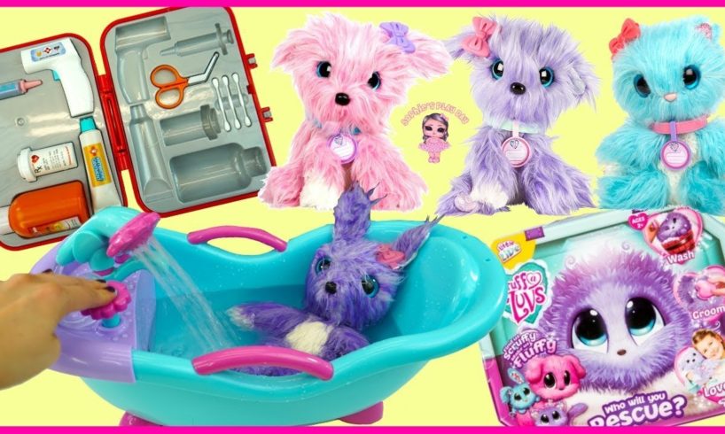 Sophie Rescues a Lilac Scruff A Luv and goes Toy Hunting at Walmart | Kids Pretend Play video