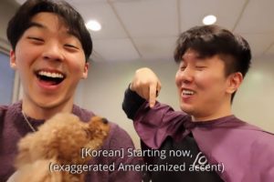 Speaking KOREAN ONLY Challenge (Cringe alert) [Ft. cutest puppies?]