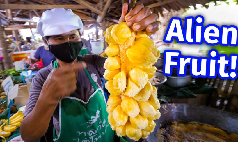 Street Food Jungle!! AMAZING THAI FOOD + Grilled Chicken in Tropical Paradise!