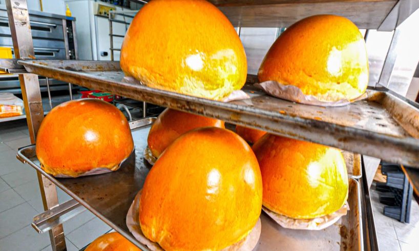 Street Food in Malaysia - EXPLOSIVE Curry BUN FACTORY + FASTEST COCONUT Cutting Skills NINJA!!!