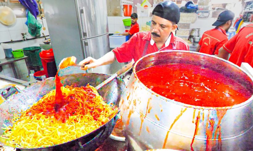 Street Food in Penang - MASSIVE $1.00 Indian Squid Noodles!!! + Oyster Omelette & Street Noodle Tour