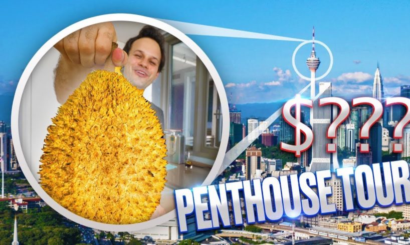 The CHEAPEST Penthouse in THE WORLD!!! (Private Elevator + Swimming Pool!) - My Malaysian House Tour