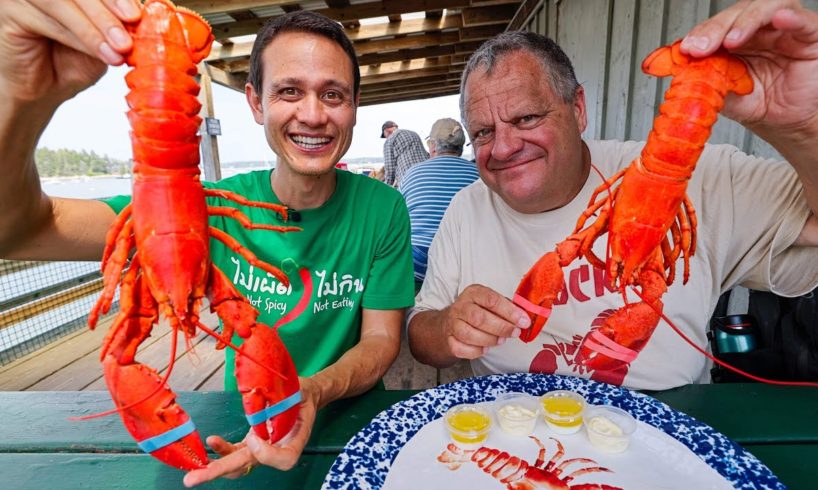 The Ultimate LOBSTER ROLL Tour!! ?? Best Lobster Shacks in Maine, USA!!