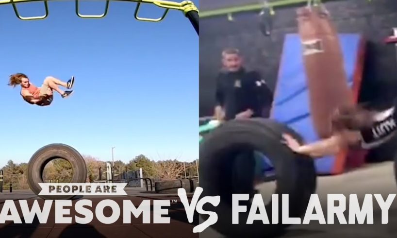 Tire Flips & More | People Are Awesome Vs. FailArmy