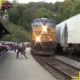 Train near miss compilation - heroic acts